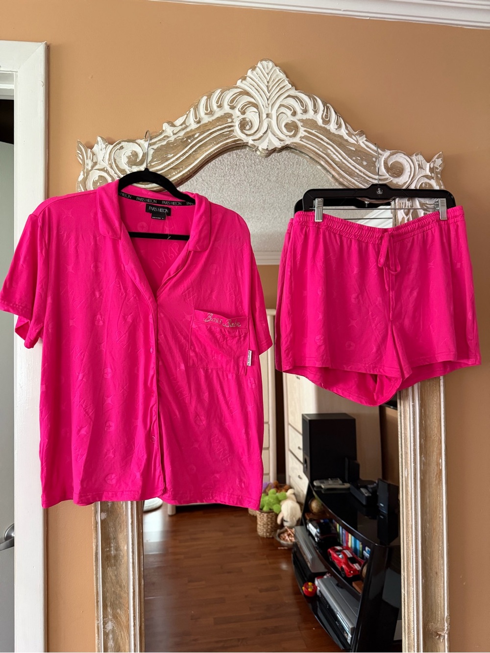 Paris Hilton Hot Pink Pajama Set